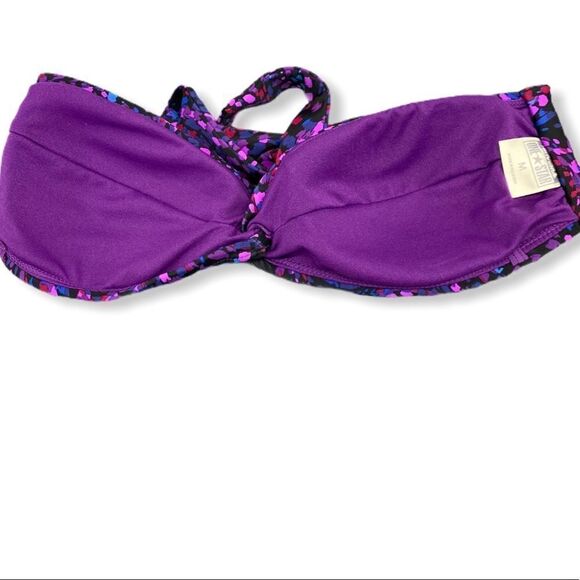 Converse Medium Strapless Bikini Top size Purple - Picture 4 of 4